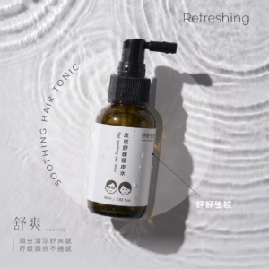 皮皮舒緩涼感頭皮水|夏日洗頭超舒爽|強化髮質增加頭髮水分